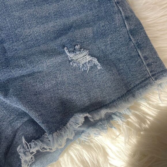 Blank NYC The Barrow Vintage High Rise Shorts Sz 28 - Picture 7 of 12